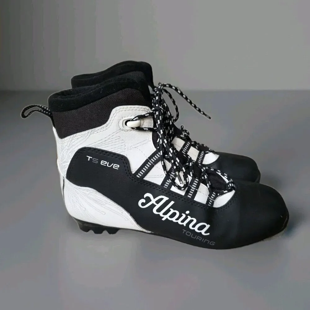 Alpina Women's T5 Eve Cross-Country Nordic Touring Ski Boots Size EU 42 Ski